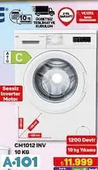 SEG CM1012 INV 10 KG ÇAMAŞIR MAKİNESİ SEG CM1012 INV 10 KG ÇAMAŞIR MAKİNESİ